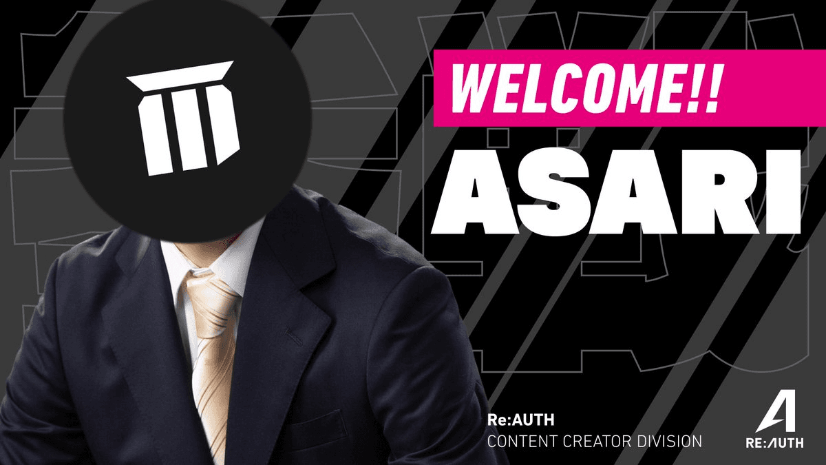 CONTENT CREATOR部門に「あさり // ASARI」が加入いたしました。